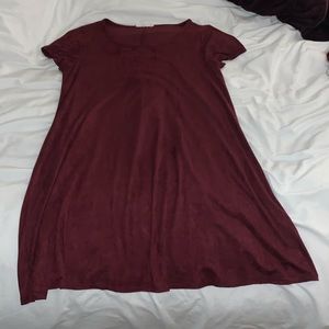 suede dress